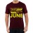Caseria Men's Cotton Graphic Printed Half Sleeve T-Shirt - Best Born In June