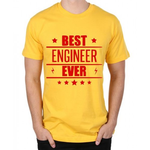 Best Engineer Ever Graphic Printed T-shirt