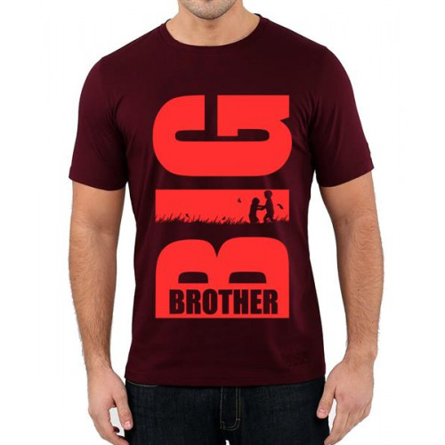 Men's Cotton Graphic Printed Half Sleeve T-Shirt - Big Brother
