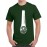 Caseria Men's Cotton Graphic Printed Half Sleeve T-Shirt - Bird Mic