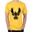 Men's Cotton Graphic Printed Half Sleeve T-Shirt - Bird Of Eagle