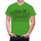 Caseria Men's Cotton Graphic Printed Half Sleeve T-Shirt - Blurry Focus