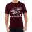 Caseria Men's Cotton Graphic Printed Half Sleeve T-Shirt - Born To Play Cricket