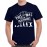 Caseria Men's Cotton Graphic Printed Half Sleeve T-Shirt - Born To Play Cricket