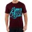 Caseria Men's Cotton Graphic Printed Half Sleeve T-Shirt - Born To Play Guitar