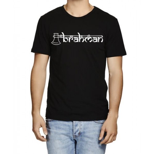 Men's Cotton Graphic Printed Half Sleeve T-Shirt - Brahman