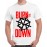 Caseria Men's Cotton Graphic Printed Half Sleeve T-Shirt - Burn It Down