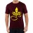 Caseria Men's Cotton Graphic Printed Half Sleeve T-Shirt - Calligraphy Vitthal