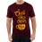 Caseria Men's Cotton Graphic Printed Half Sleeve T-Shirt - Chai Bina Chain Kahan Re