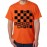 Men's Cotton Graphic Printed Half Sleeve T-Shirt - Check Mate