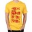Men's Cotton Graphic Printed Half Sleeve T-Shirt - China Chinese Font