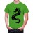 Men's Cotton Graphic Printed Half Sleeve T-Shirt - Chinese Dragon