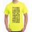 Men's Cotton Graphic Printed Half Sleeve T-Shirt - Chinese Language Doodle