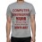 Caseria Men's Cotton Graphic Printed Half Sleeve T-Shirt - Computer Engineering