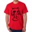 Men's Cotton Graphic Printed Half Sleeve T-Shirt - Cute Cute Cat
