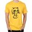 Caseria Men's Cotton Graphic Printed Half Sleeve T-Shirt - Cute Cute Cat