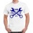 Caseria Men's Cotton Graphic Printed Half Sleeve T-Shirt - Dad Fix-it