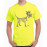 Caseria Men's Cotton Graphic Printed Half Sleeve T-Shirt - Deer Skeleton