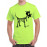 Men's Cotton Graphic Printed Half Sleeve T-Shirt - Deer Skeleton