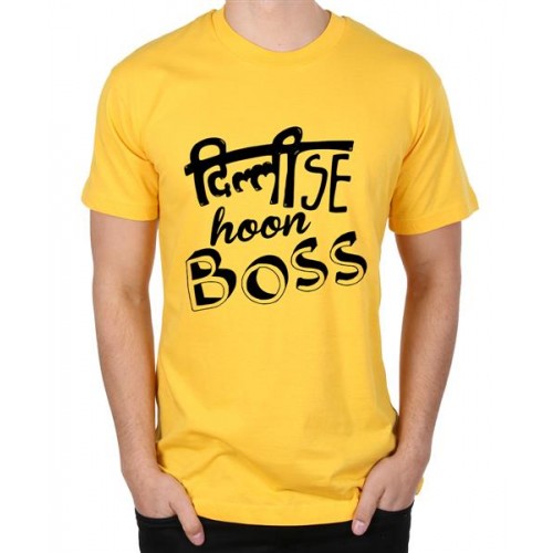 Delhi Se Hoon Boss Graphic Printed T-shirt