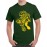 Men's Cotton Graphic Printed Half Sleeve T-Shirt - Dinosaur Mechanical