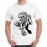 Caseria Men's Cotton Graphic Printed Half Sleeve T-Shirt - Dinosaur Mechanical