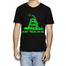 Caseria Men's Cotton Graphic Printed Half Sleeve T-Shirt - Don’t Tread On Me