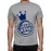 Caseria Men's Cotton Graphic Printed Half Sleeve T-Shirt - Drama King Crown