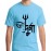 Men's Cotton Graphic Printed Half Sleeve T-Shirt - Durga Puja