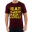 Eat Sleep Hack Repeat Graphic Printed T-shirt