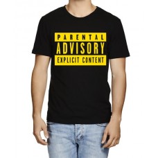 Parental Advisory Explicit Content Graphic Printed T-shirt