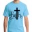 Caseria Men's Cotton Graphic Printed Half Sleeve T-Shirt - Faith Cross