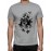 Caseria Men's Cotton Graphic Printed Half Sleeve T-Shirt - Flower Camera