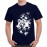 Men's Cotton Graphic Printed Half Sleeve T-Shirt - Flower Camera