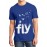 Men's Cotton Graphic Printed Half Sleeve T-Shirt - Fly