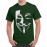 Caseria Men's Cotton Graphic Printed Half Sleeve T-Shirt - Gentleman Mask