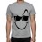 Men's Cotton Graphic Printed Half Sleeve T-Shirt - Glare Smile