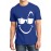 Caseria Men's Cotton Graphic Printed Half Sleeve T-Shirt - Glare Smile