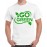 Caseria Men's Cotton Graphic Printed Half Sleeve T-Shirt - Go Green