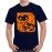 Men's Cotton Graphic Printed Half Sleeve T-Shirt - Halloween Dark