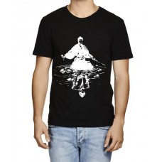 Men's Cotton Graphic Printed Half Sleeve T-Shirt - Hara-kiri Samurai