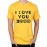 Men's Cotton Graphic Printed Half Sleeve T-Shirt - I Love 3000