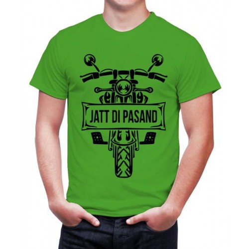 Men's Cotton Graphic Printed Half Sleeve T-Shirt - Jatt Di Pasand