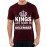 Kings Are Born In December Graphic Printed T-shirt