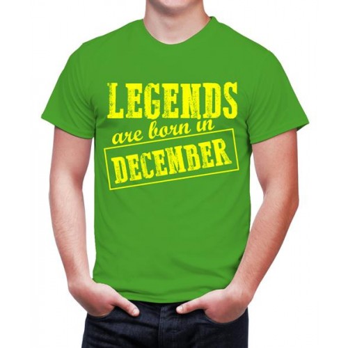 Legends Are Born In December Graphic Printed T-shirt