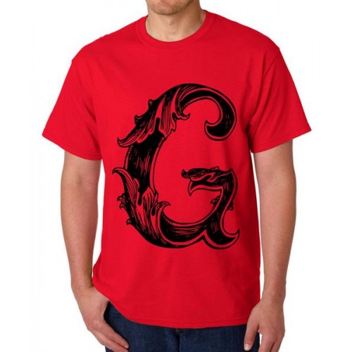 Letter G With Wings Graphic Printed T-shirt