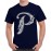 Letter P With Wings Graphic Printed T-shirt