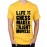 Men's Cotton Graphic Printed Half Sleeve T-Shirt - Life Is Chess