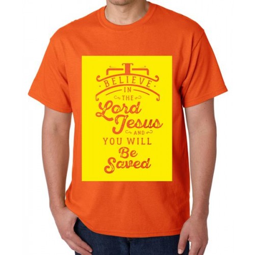 Believe In The Lord Jesus Graphic Printed T-shirt