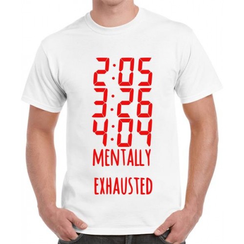 Mentally Exhausted Graphic Printed T-shirt